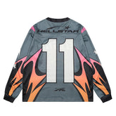 Hellstar Long Sleeve Shirts Hip-hop loose oversize
